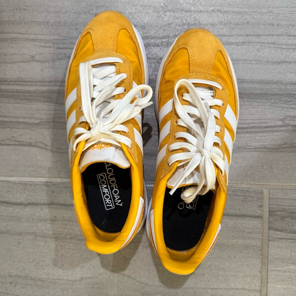 Adidas Golden Sneakers with White Accents